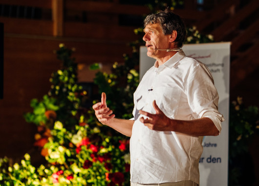 Martin von Mackensen bei seinem Vortrag