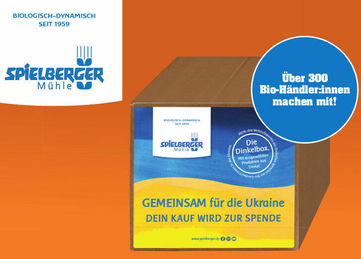 „Gemeinsam für die Ukraine“ Box – grandiose Aktion des Naturkosthandels!